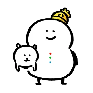 ⛄️ emoji Kakao Joke bear 4 Telegram sticker 12 of 24
