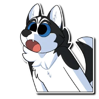 😮 emoji Kane Husky Telegram sticker 21 of 46
