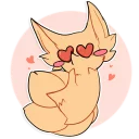 🐕 emoji Kitsune Foof Telegram sticker 15 of 66