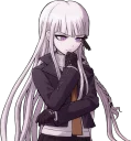 🤔 emoji Kyoko Kirigiri @BigRedRidingHood Telegram sticker 12 of 14