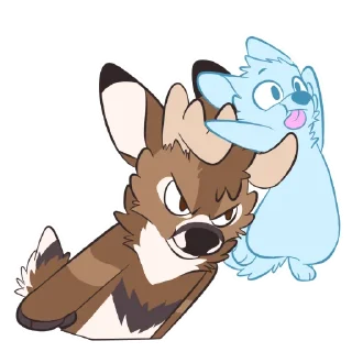 🐏 emoji Deer Stickers by Pulexart.com Telegram sticker 11 of 18
