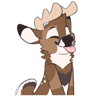 Sticker from Deer Stickers by Pulexart.com
