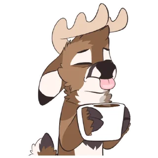 💤 emoji Deer Stickers by Pulexart.com Telegram sticker 16 of 18