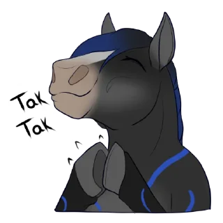 😊 emoji Pegasus Stickers Telegram sticker 14 of 21