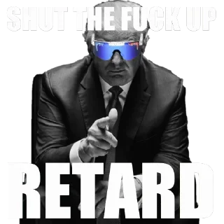 🗿 emoji Based Trump Telegram sticker 3 of 11