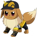 😎 emoji Eevee By: @ToukaKitsune Telegram sticker 8 of 44