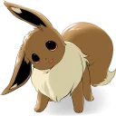 😯 emoji Eevee By: @ToukaKitsune Telegram sticker 5 of 44