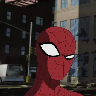 🕸 emoji Ultimate Spider-Man - @CelebsStickers . Telegram sticker 12 of 85