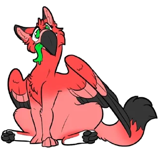 🐶 emoji Watermelon the Flamingo Telegram sticker 11 of 119