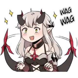 😍 emoji Mage and Demon Queen Telegram sticker 5 of 26