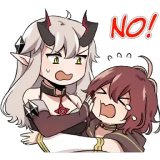 👎 emoji Mage and Demon Queen Telegram sticker 9 of 26