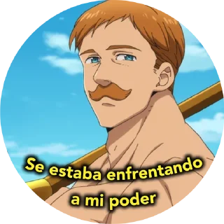 Sticker from Escanor