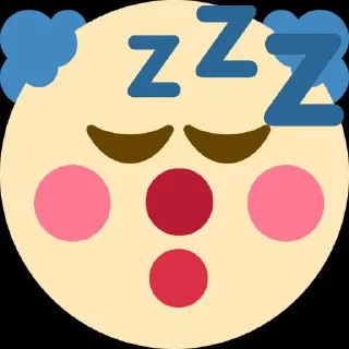 😴 emoji Clowns Telegram sticker 14 of 38