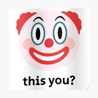 😆 emoji Clowns Telegram sticker 19 of 38
