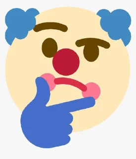 🤔 emoji Clowns Telegram sticker 5 of 38