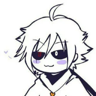 🖤 emoji Cross Chara . @TsuyuriHelp Telegram sticker 6 of 14
