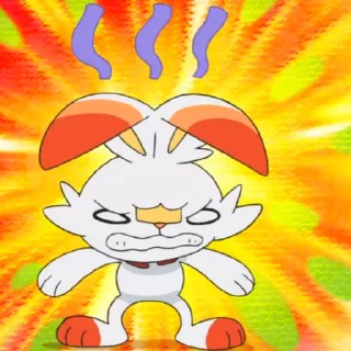 😡 emoji Scorbunny Telegram sticker 14 of 120