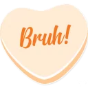 😳 emoji Candy Hearts -Friends Telegram sticker 7 of 25