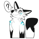 ❓ emoji Foxx Fr33ZE Animated Telegram sticker 9 of 18