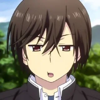 💫 emoji Yuu Otasaka💫 @AnimeStickersVoid Telegram sticker 15 of 39