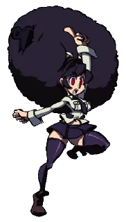 👩‍🦱 emoji Skullgirls Telegram sticker 12 of 23