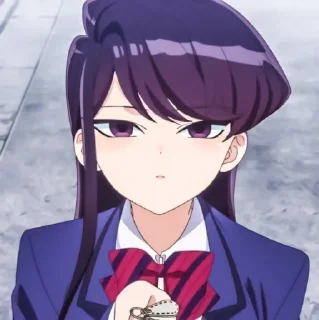 🍥 emoji Komi Shouko @AnimeDivision Telegram sticker 16 of 100