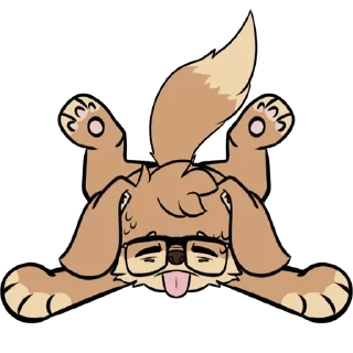😖 emoji Fluffy Max Telegram sticker 20 of 72
