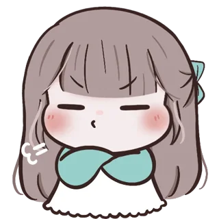 🍓 emoji baby chubby girl 2 — @DARKESTLACE Telegram sticker 15 of 41