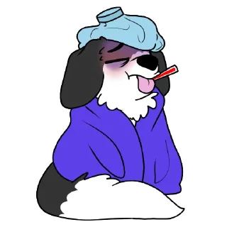 😞 emoji Bazz Collie Telegram sticker 24 of 28