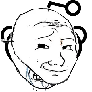 🤿 emoji Mased Wojaks Telegram sticker 19 of 38