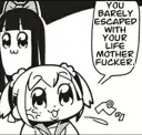😠 emoji Pop Team Epic Telegram sticker 6 of 13
