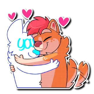 Sticker from Fink Pup