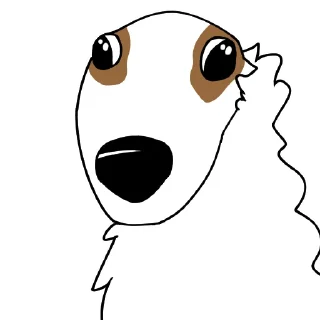 👀 emoji Borzoi Bois Telegram sticker 7 of 87