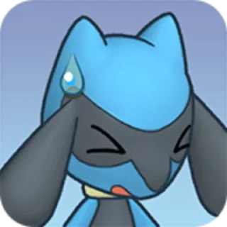 Sticker from PMDX Riolu and Lucario