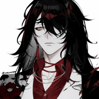 🧛 emoji This is Vox Akuma. @Xiaozhan_1005 Telegram sticker 3 of 80