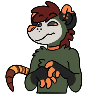 🤢 emoji Haze 'Possum Telegram sticker 7 of 28