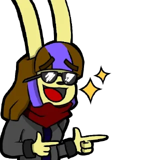 😎 emoji The Sanny's hell Telegram sticker 16 of 22