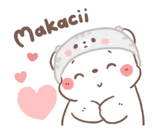 🐻 emoji lovely bear @darkestlace Telegram sticker 24 of 24