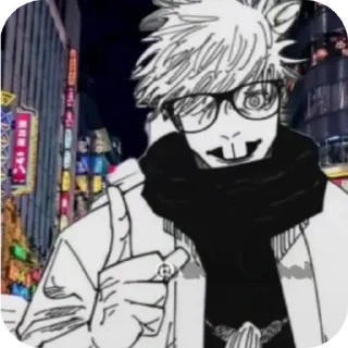🤓 emoji Bizarre Adventure Telegram sticker 8 of 83
