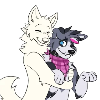 🤗 emoji Rhux Collie Telegram sticker 18 of 54