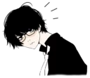 😕 emoji The Negative Man Telegram sticker 23 of 40