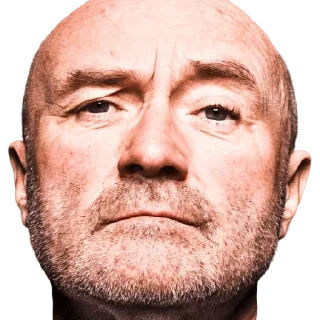 🤨 emoji Phil Collins Telegram sticker 5 of 6