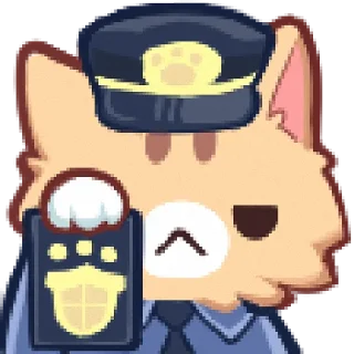 👮‍♂️ emoji Neko's emotes by k3lly01 Telegram sticker 23 of 39
