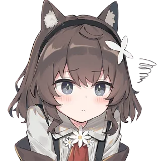 😣 emoji フィオちゃん Telegram sticker 14 of 50