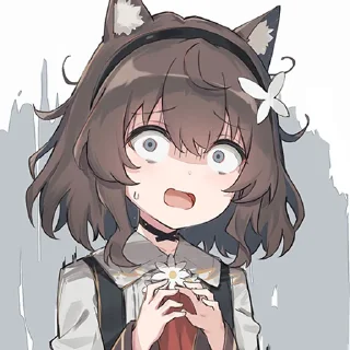 🤯 emoji フィオちゃん Telegram sticker 22 of 50