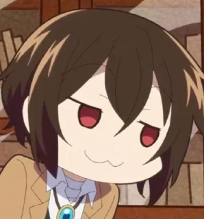 🖤 emoji Dazai Osuma-by Hely Telegram sticker 6 of 116