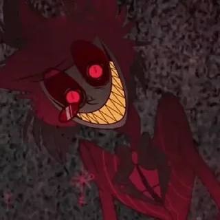 😈 emoji Alastor-By Hely Telegram sticker 20 of 113