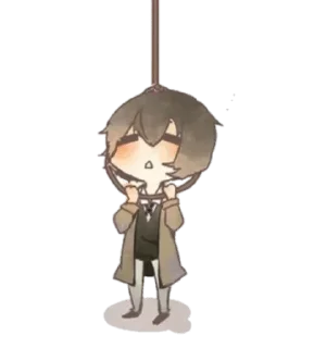 ☁️ emoji Dazai Osuma-by Hely Telegram sticker 16 of 116