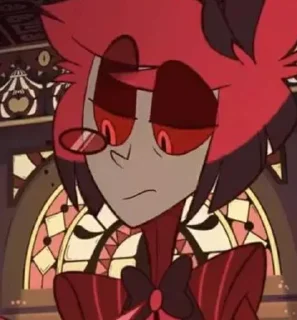 😒 emoji Alastor-By Hely Telegram sticker 15 of 113