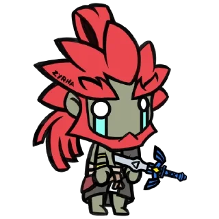 😀 emoji Zelda Telegram sticker 14 of 15